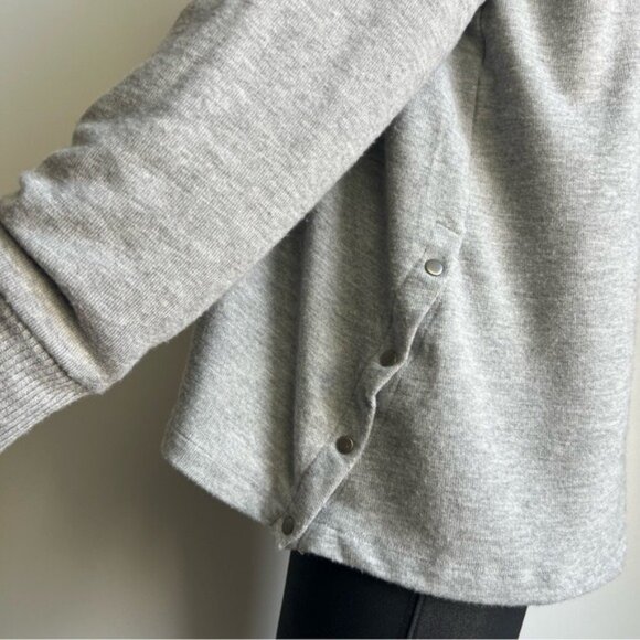 Michael Stars Cowl Neck Top with Thumbholes - LP - Picture 6 of 8